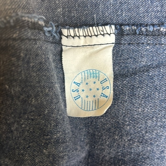 Vtg USA Denim Skirt Women’s Sz M Yoke Front 90s - Picture 5 of 7